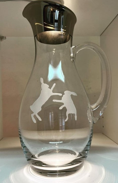 Glaskrug | Amalfi mit Platinrand