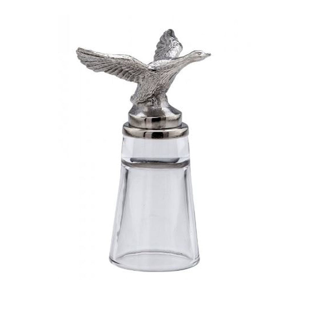 Schnapsglas "Jagd" mit Tierkopf