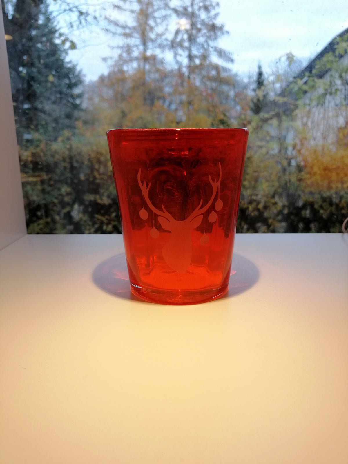 Wasserglas | Serie "Italy" | 6er Set |mit Weihnachtsmotiven
