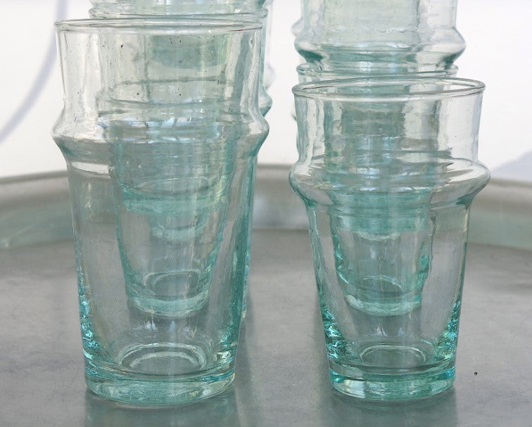 Teeglas "Koralle", mint | mundgeblasen | 150 ml | 260 ml
