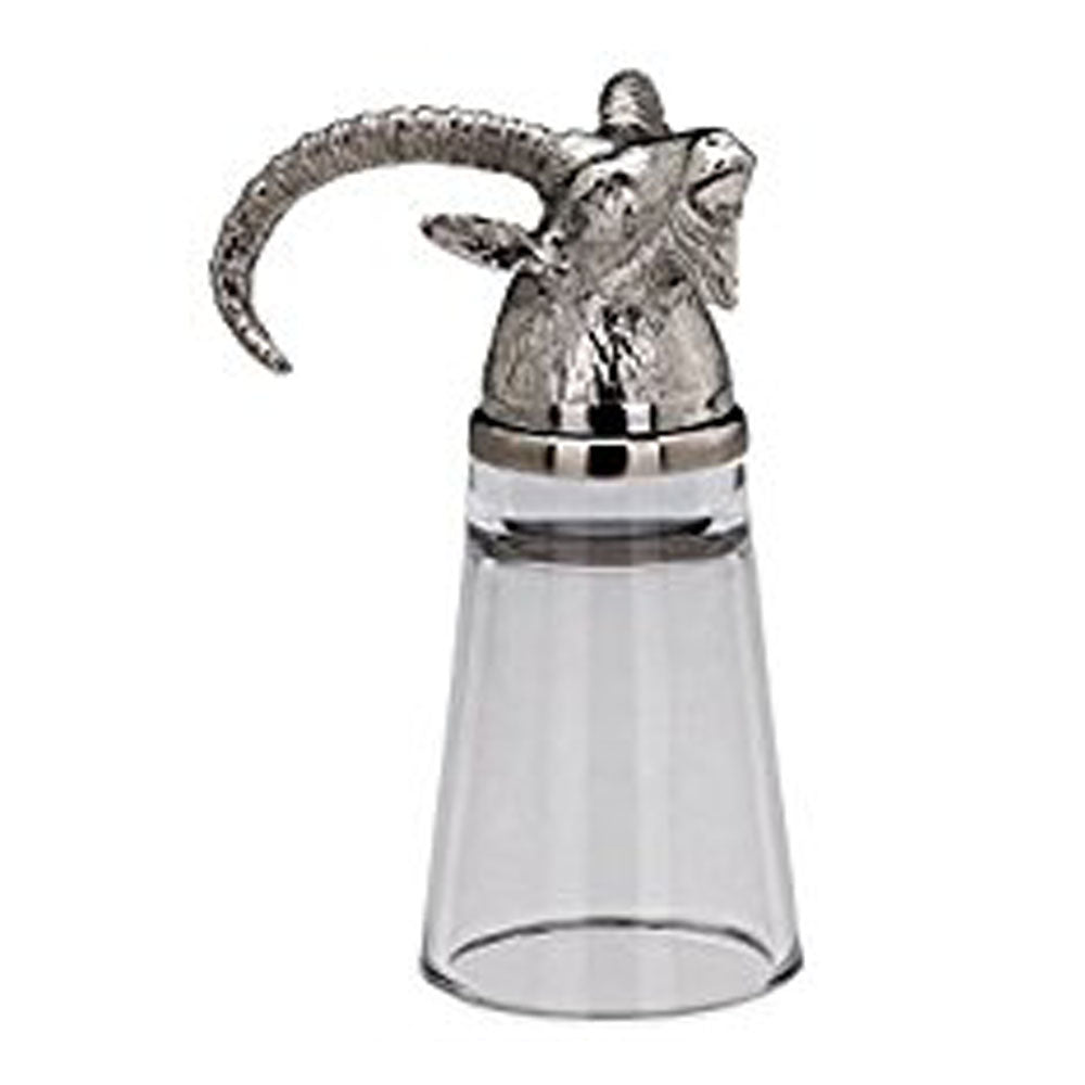 Schnapsglas "Jagd" mit Tierkopf