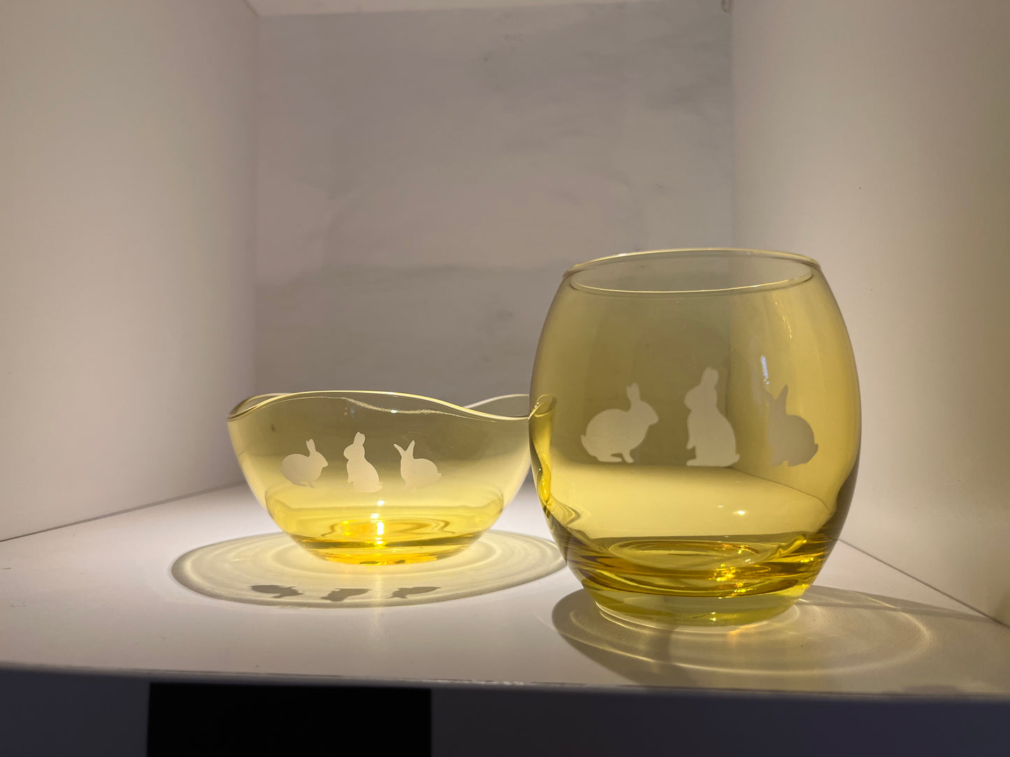 6 Glasschälchen bunt