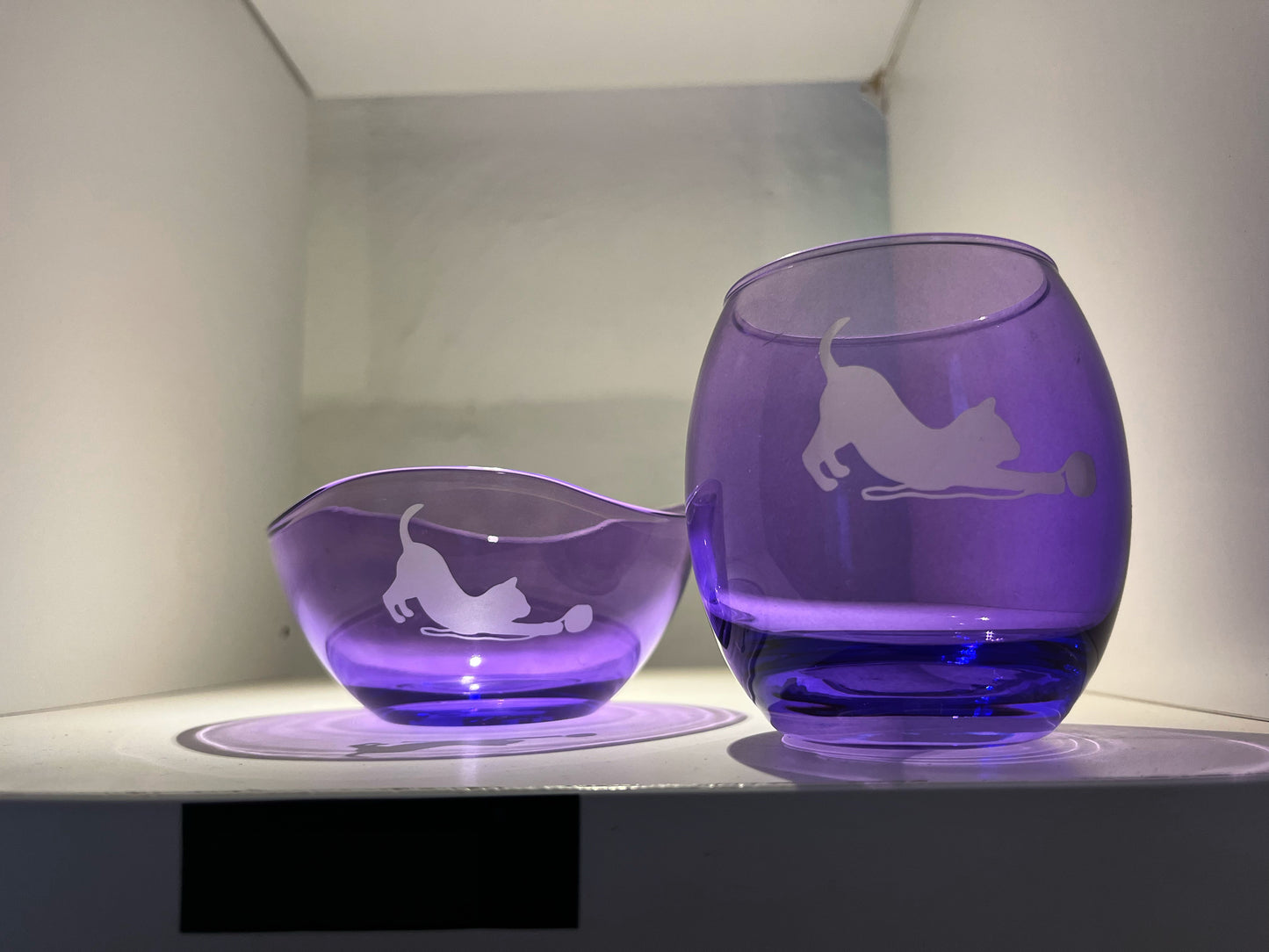 6 Glasschälchen bunt