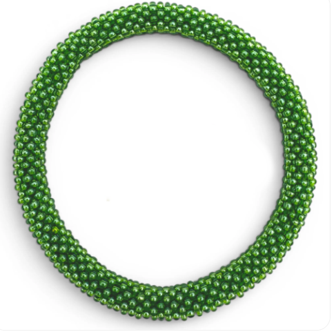 Perlarmband Grasgrün