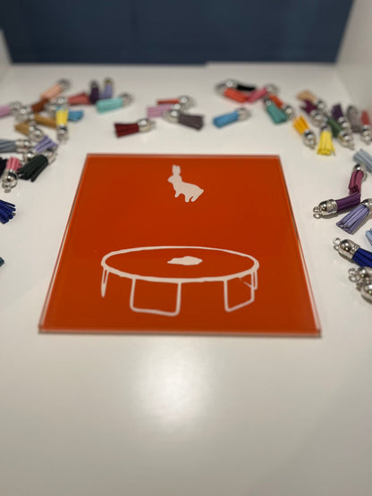 Glaskachel 15x15 cm | mit Motiv| SALE