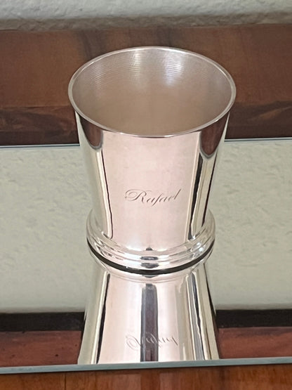 Becher, versilbert