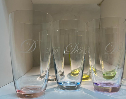 Longdrink Glas "Tender" | bunt (6 Stück)