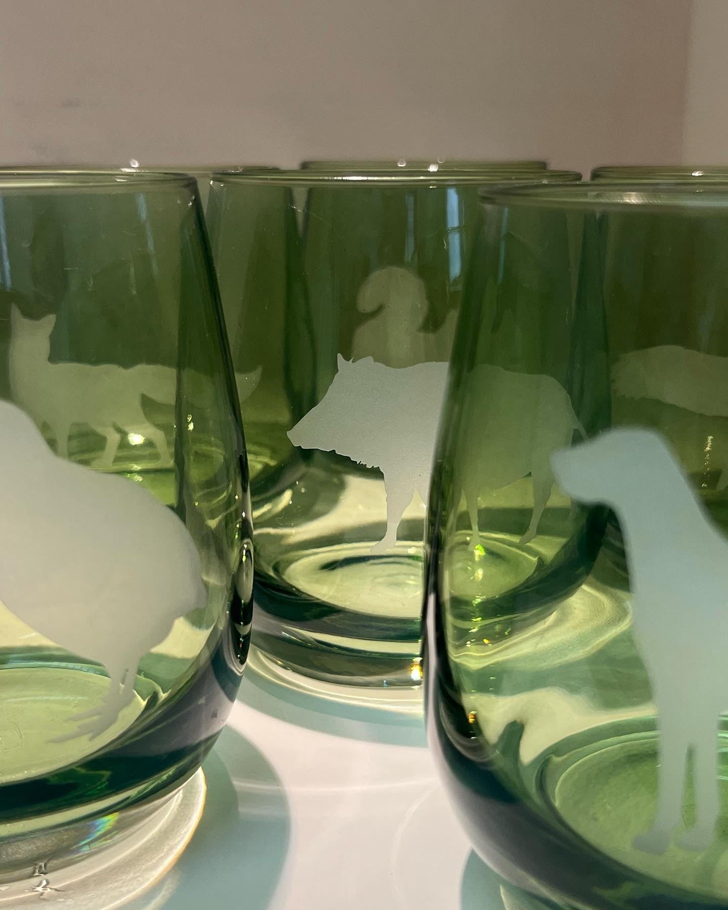 Wasserglas | Serie "Verde L." | 6er Set