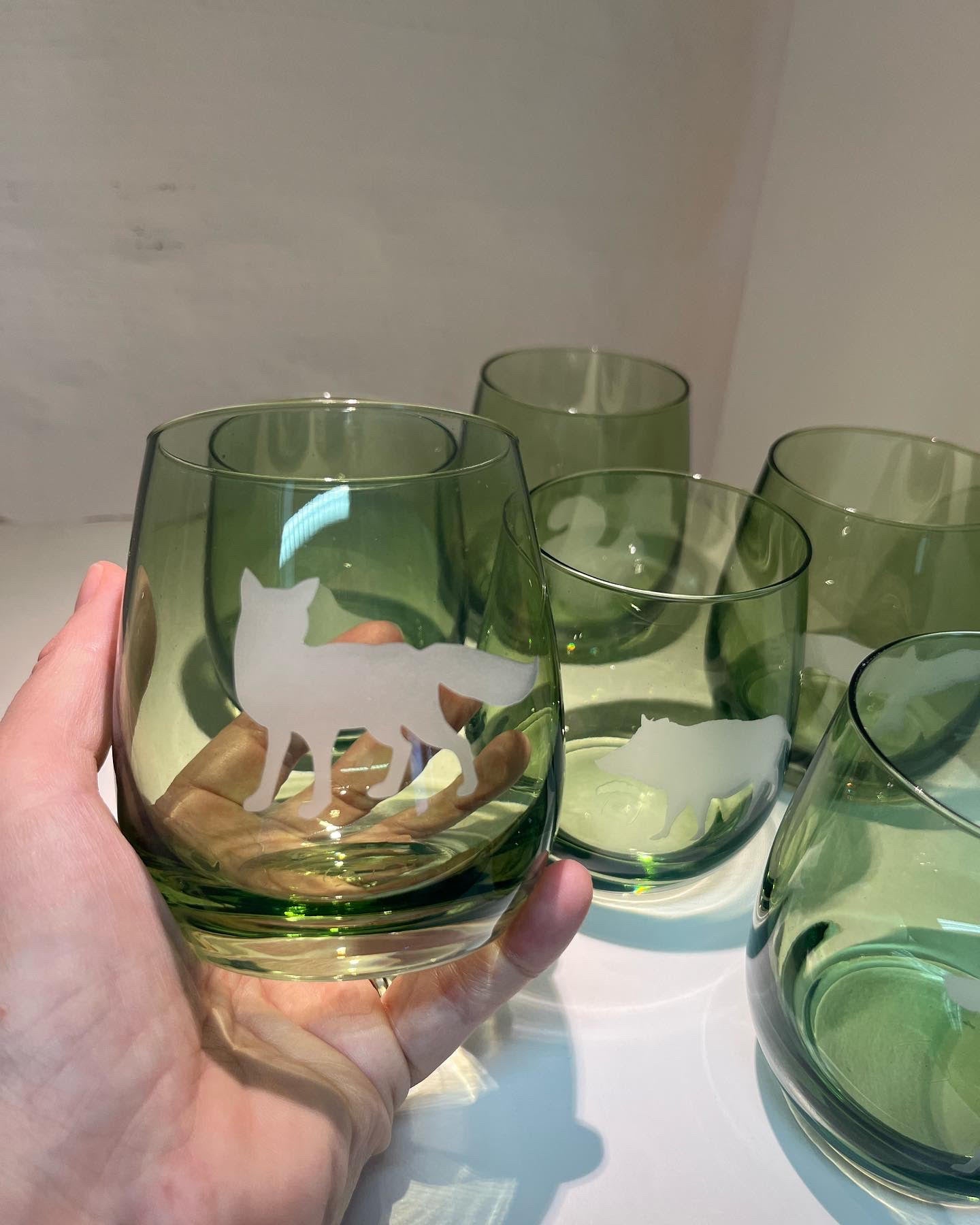 Wasserglas | Serie "Verde L." | 6er Set