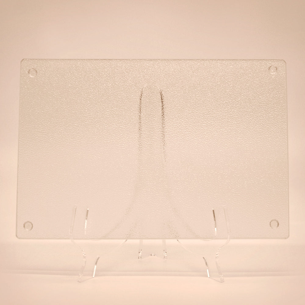 Schneidebrett aus Glas mit Wunschmotiv, individualisierbare Geschenkidee für die Küche