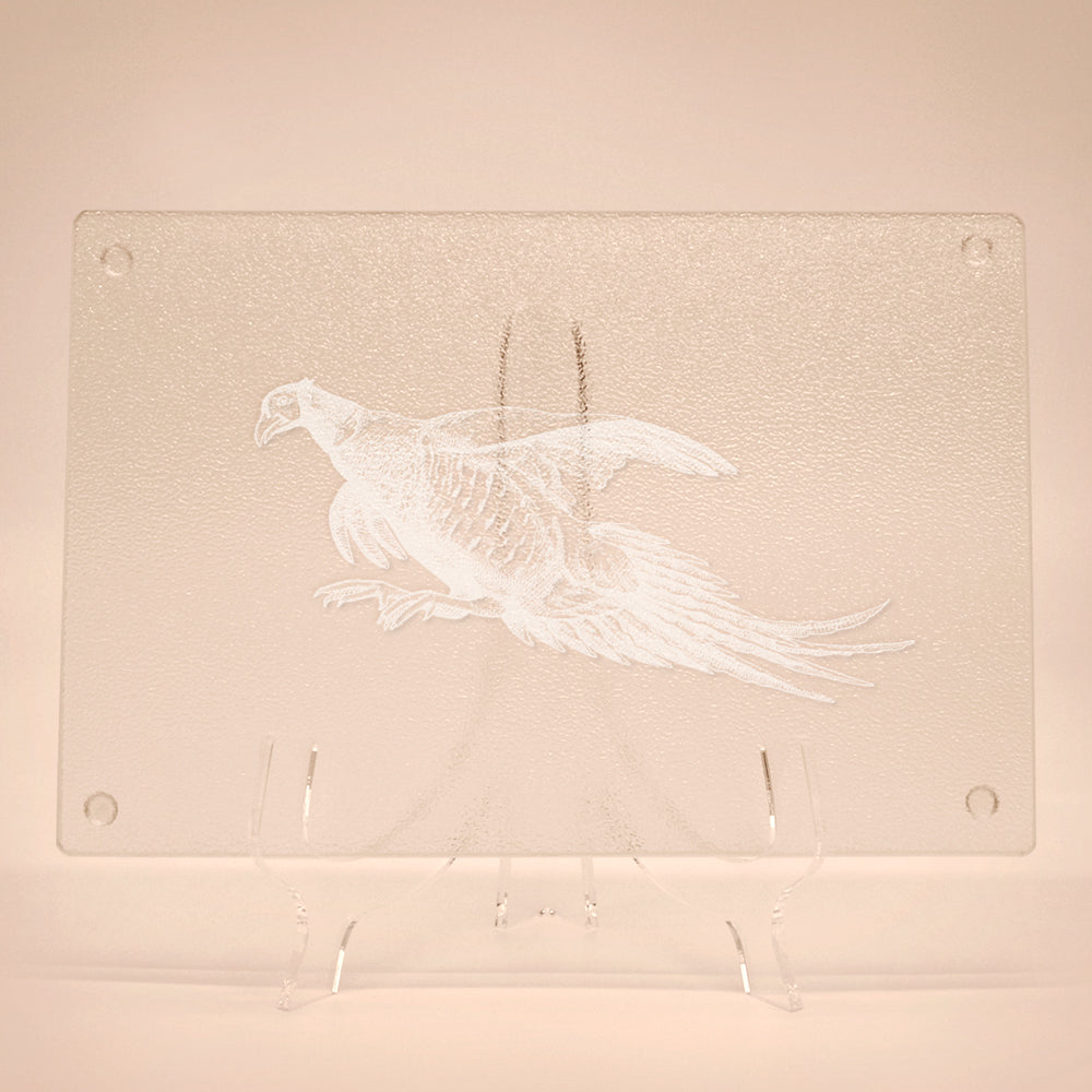 Schneidebrett aus Glas mit Wunschmotiv, individualisierbare Geschenkid –