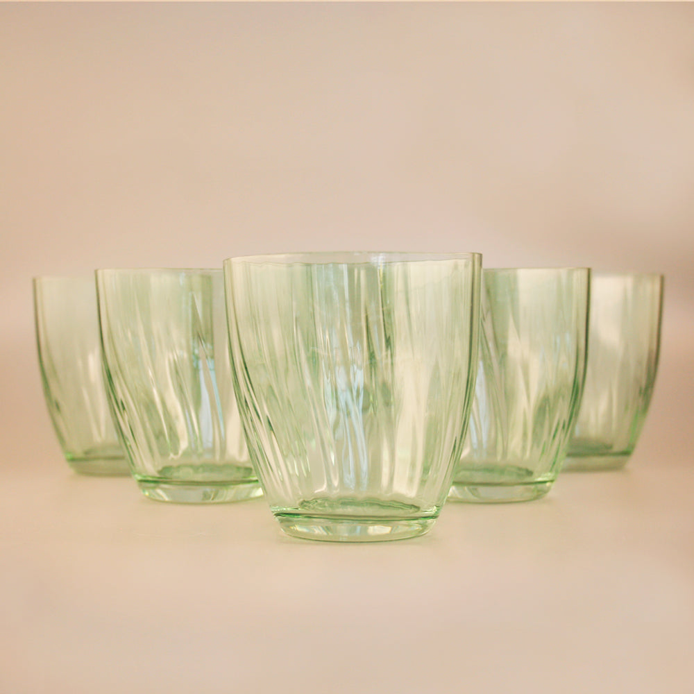 Wasserglas | Serie "Green" | 6er Set
