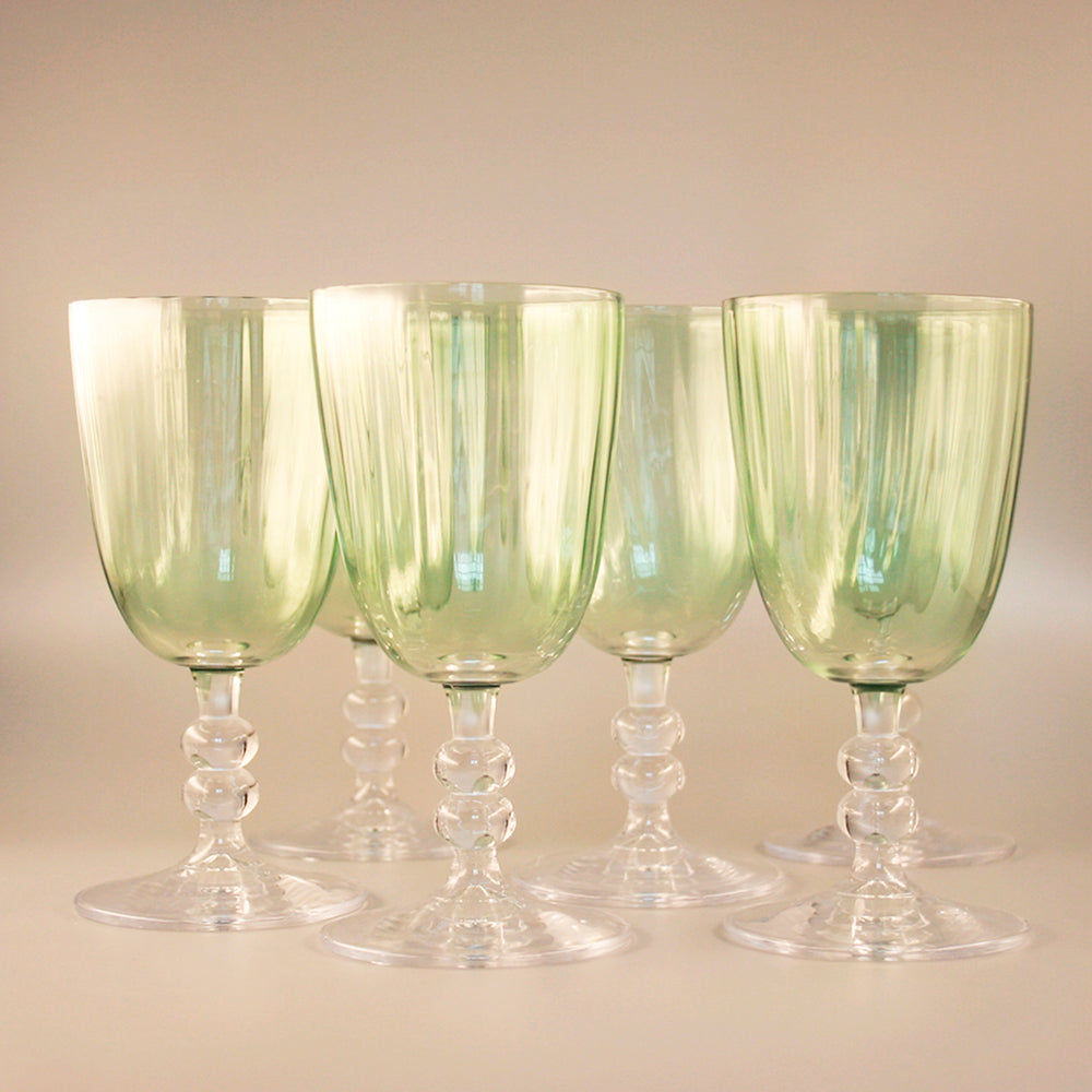 6x Weißweinglas | Serie "Green" | ohne Motiv