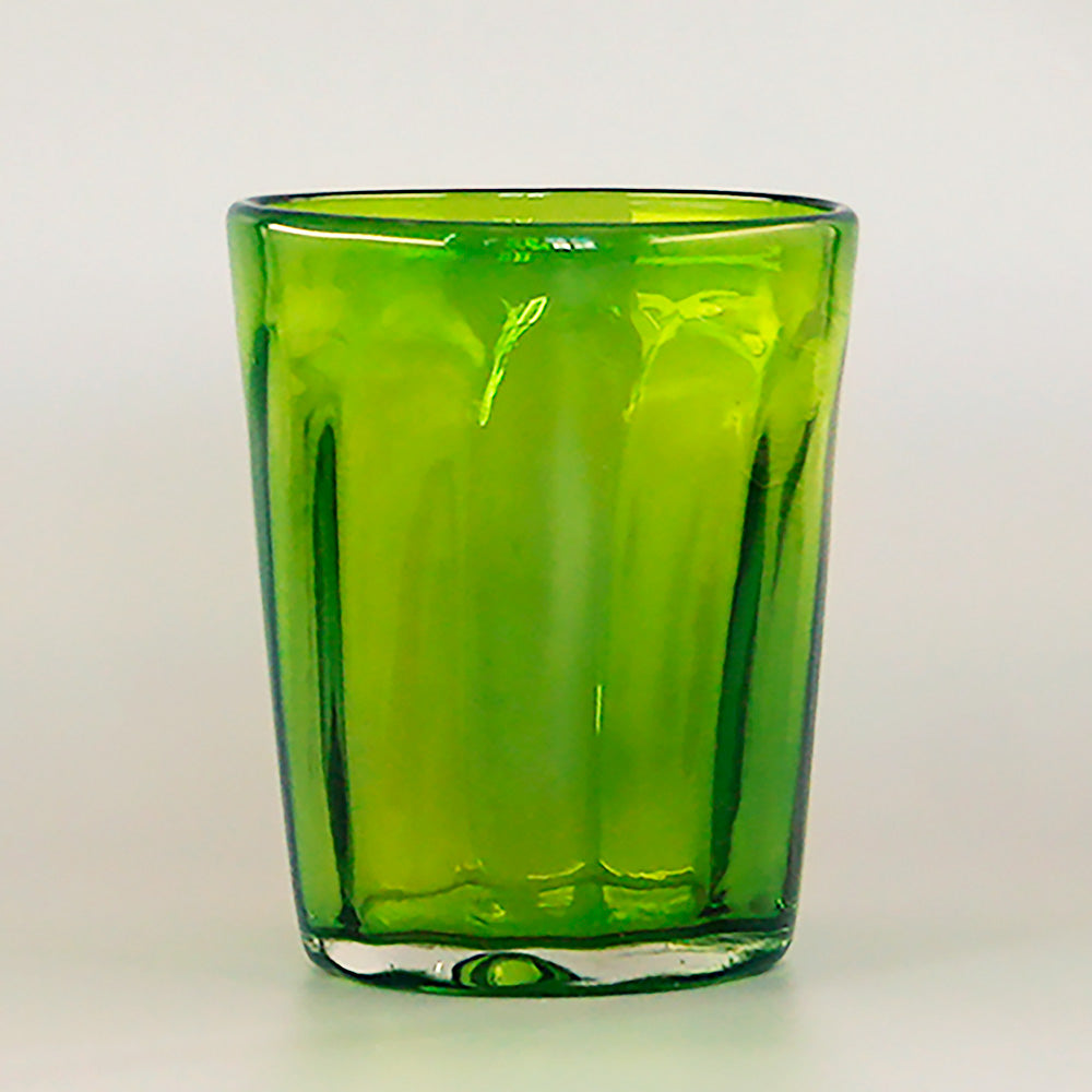 Wasserglas  Grasgrün | Serie "Italy" ohne Gravur