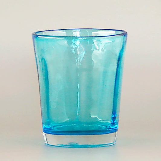 Wasserglas  Aquamarin| Serie "Italy" ohne Gravur