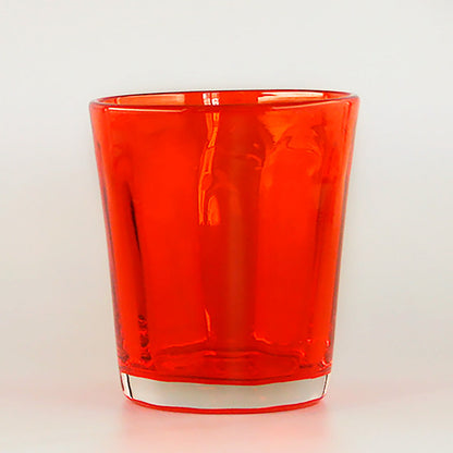 Wasserglas  Orange | Serie "Italy" ohne Gravur