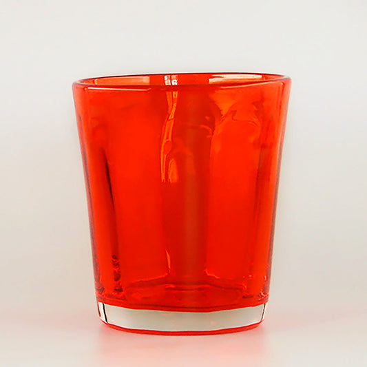 Wasserglas  Orange | Serie "Italy" ohne Gravur